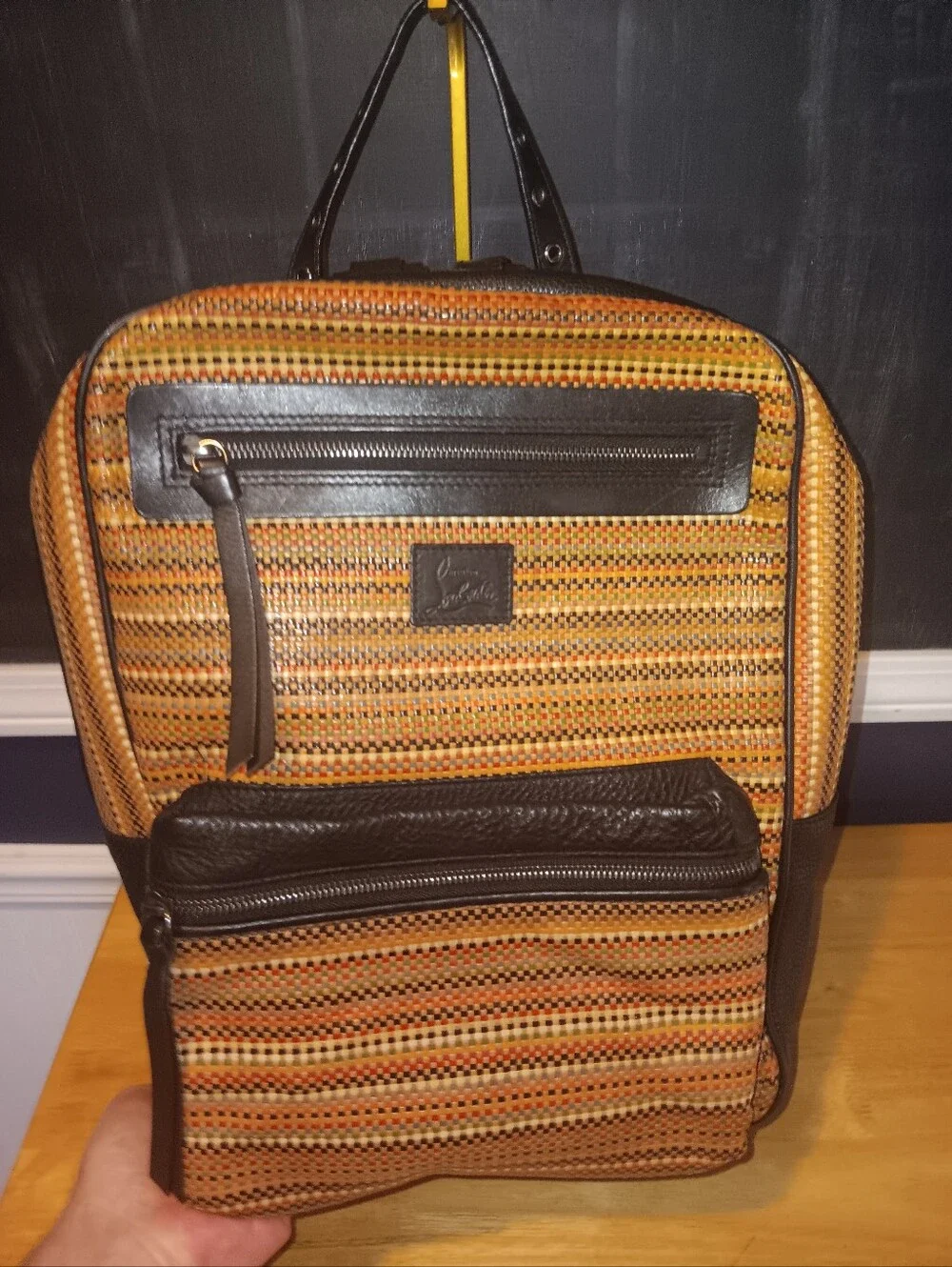 Christian Louboutin Rare Color Leather Aliosha Backpack